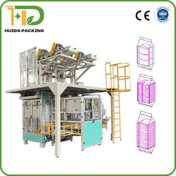 Huida Automatic Bag in Bag Baler / Baling Machine for Secondary Filling Packing Sew Salt, Sugar, Rice in PP Woven Bag