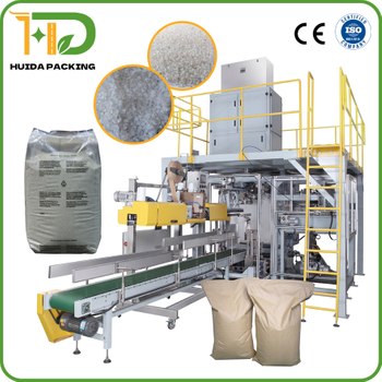 Fully Automatic Packaging Machinery 25KG Quartz Sand Open Mouth Bagging Machine for Granular Building Sand Industrial Mineral Raw Materials Filling