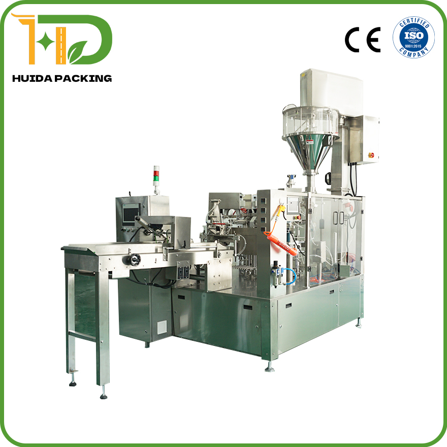 Automatic Coffee Powder Auger Filler Packing Machine for Premade Pouch Doypack Stand Up Bag