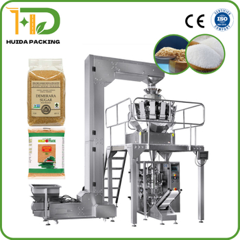 Buy 1 kg, 2 Kg and 5 Kg Granulated Sugar Bagging Line Sugar Vertical Packaging Machine with liner scale weigher at Best Price