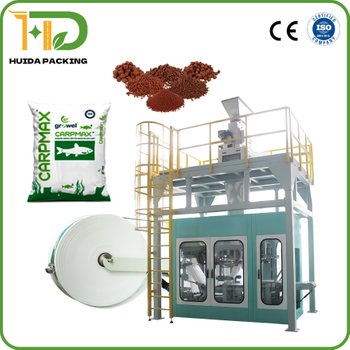 FFS Bagging Machines Tubular Vertical Form Seal Machine 25kg Aquafeed Packing Machine Manufacturers