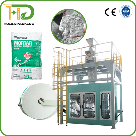 FFS Automatic Bag Filling Machines for Building Materials 100% Waterproof Packaging Cement, Concrete Mix, Cement Mixtures Powders