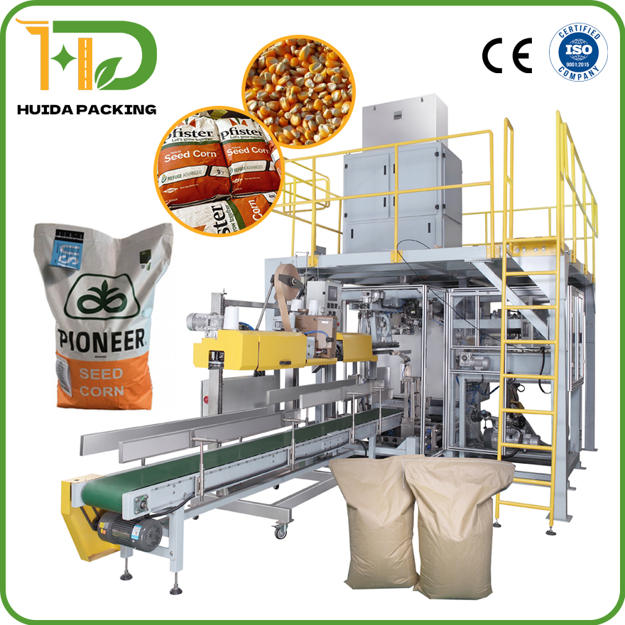 Corn Seed Heavy Bag Filling Line Automatic Packaging of Corn Seeds in 25kg Bags
