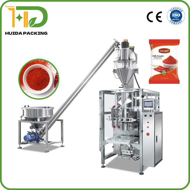 Automatic Chilly Powder 100g 200g 500g Packaging Machine Paprika Chili Condiment Food Bag Multifunctional Packing Filling Machine
