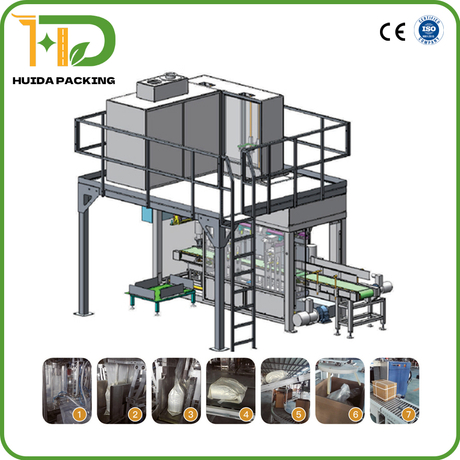 HUIDA PACKING Ultra-fine Powder Vacuum Bagging Machine Open Mouth Bag Filler for Superfine Powder Materials in Chemical, Agricultural Medicine