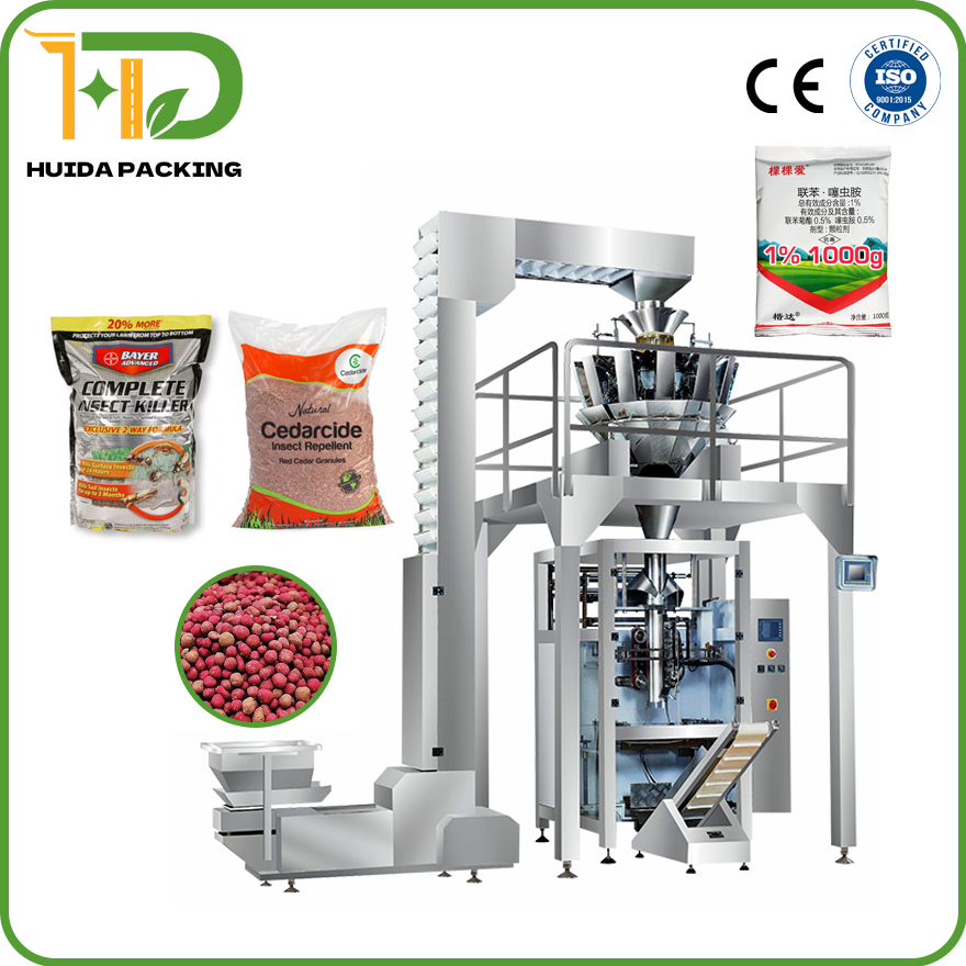 Clothianidin Fully Automatic Packing Machine for Insecticide and Pesticide Granules Packaging from 500g to 1000g