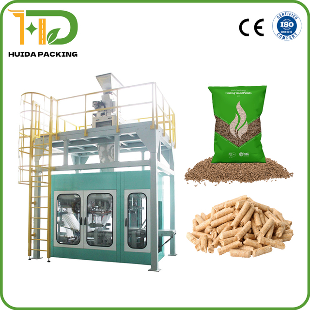 Wood Pellet Automatic Bagging Machine Sawdust Particles Packaging Machine Biomass Fuel Form-Fill-Seal (FFS-E) Baggers