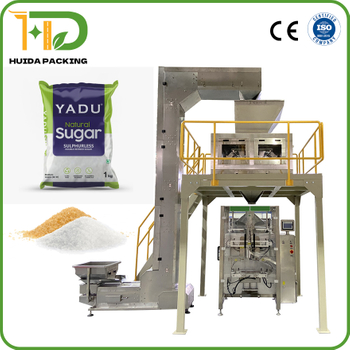 1KG Sugar Packaging Machine Vertical Form Fill Seal Machine VFFS Bagging Machine with Linear Scale
