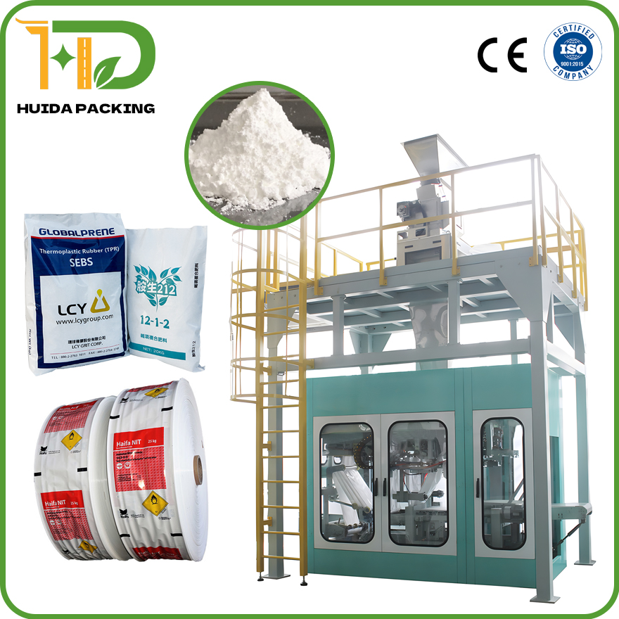 Chemical Bagging Machines for Chemical Powders Packaging Equipment Extracts Fungicides Fertilizers Pesticides Polymers Resins Salts Packing Machine