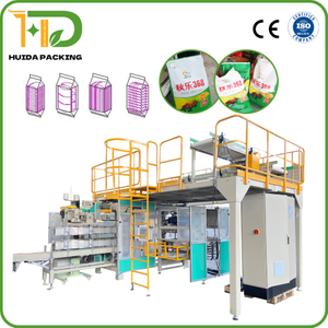 Corn Seed Agricultural Factory Automatic Secondary Bagging Packaging Machine for Rice/Seeds/Salt/Peanut Small Pouch Bagging Into Big PP Woven Bag