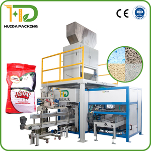 China Heavy-Duty Open-Mouth Bag Packing System | 15-50kg Bentonite Cat Litter Bagging Machine | Dust-Proof Mineral Packer | Factory Direct Manufacturer