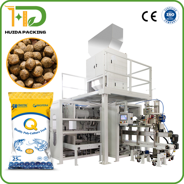 Industrial Pellet Packer for Farms, Feed Mills, Pet Food Production Moisture-Proof Livestock Poultry Aquaculture Feed Mill Packaging Equipment