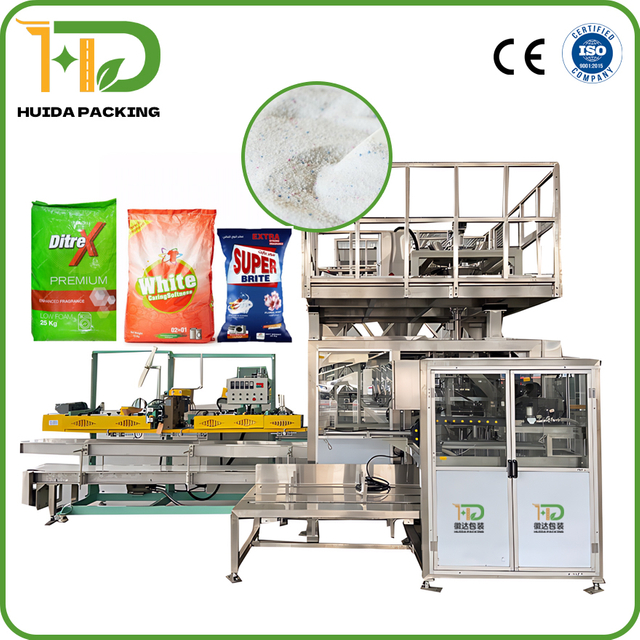 Customized Washing Powder Laundry Detergent 15-25 kg Bulk Woven Bag Packaging Machine Factory Automatic Bagging Machine OEM Manufacturers