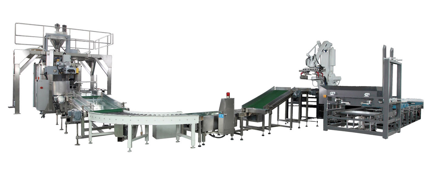 Huida Fully Automatic Packaging And Palletizing Production Line-s