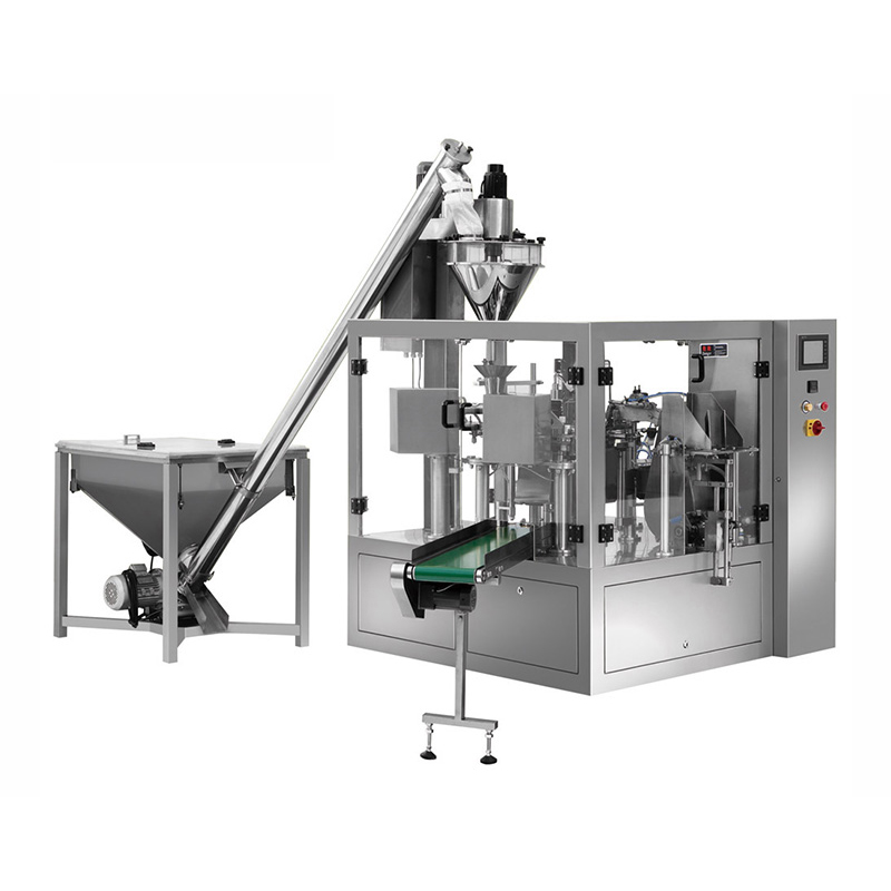 Huida Packing High Speed Powder Doypack Premade Pouch Stand Up Pouch Filling Machine Automatic Powder Packing Machine