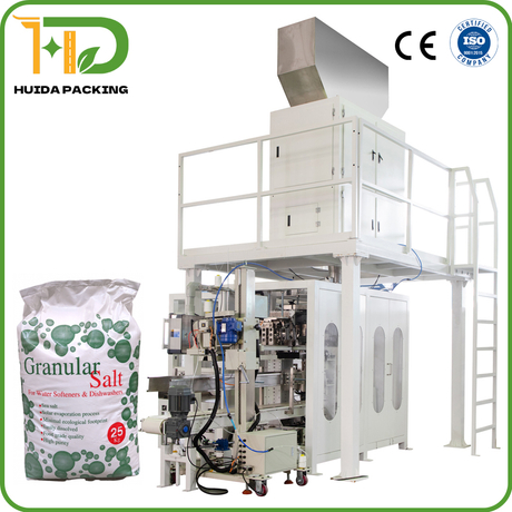 Durable Moisture-Proof Granular Packaging Solution High-Speed Packaging Machine Auto Packing Equipment for 25-50kg Industrial Salt