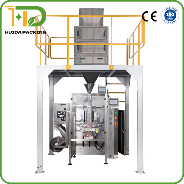 Automatic Vertical Form-Fill-Seal Machine with Linear Scale - High-Speed Powder/Granule Packaging System
