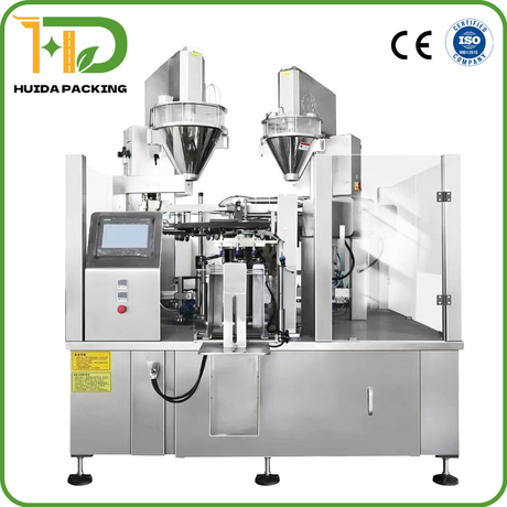 Full Automation Packaging Machine for Powder Products 100-1000-5000g Doypack Equipment Stand Up Zipper Pouch Packaging Machine for Premade Pouch Bag