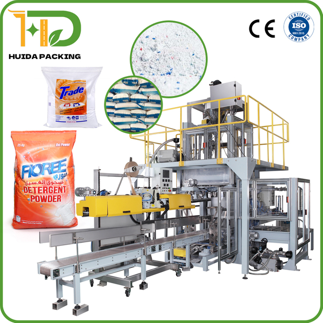 25KG Laundry Soap Powder in Bulk Automatic Packaging Machinery Cleaning Detergent Powder Bagging Machine Premium High-quality OEM Packing Machine Manufacturer