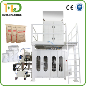 25kg PP & Kraft Paper Bag Filler & Form-Fill-Seal System Auto Bagging Machine with Multi-Head Weigher & Dust-Proof Design