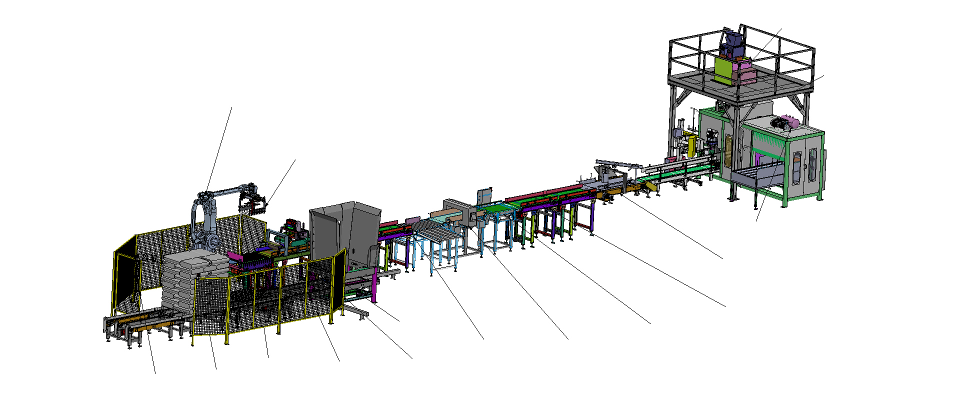 Composition of heavy bag packaging palletizing system.jpg