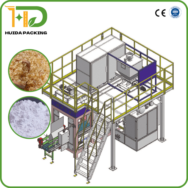 Wholesale Ceramic Frits, Dyes and Glazes Bagging Machines Fully Automatic Open-mouth Bag Packaging Machine form HUIDA PACKING Supplier