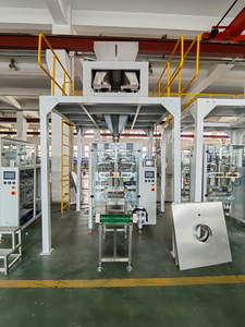 Automatic Vertical Form-Fill-Seal Machine with Linear Scale - High-Speed Powder/Granule Packaging System