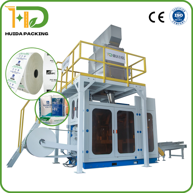 Automatic 50kg FFS Form-Fill-Seal Packaging & Palletizing Line for Fertilizer Bags | Industrial Bagging Machine Factory in China | Source Equipment