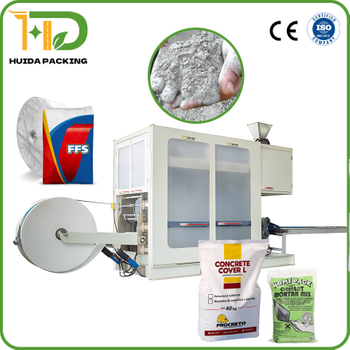 Building Materials Bagging Machine Dry Mortars FFS Tubular Film Bags Packaging Equipment Concrete and Dry Building Mixes Packaging Machine Manufacturer Premix Packing Equipment Factory