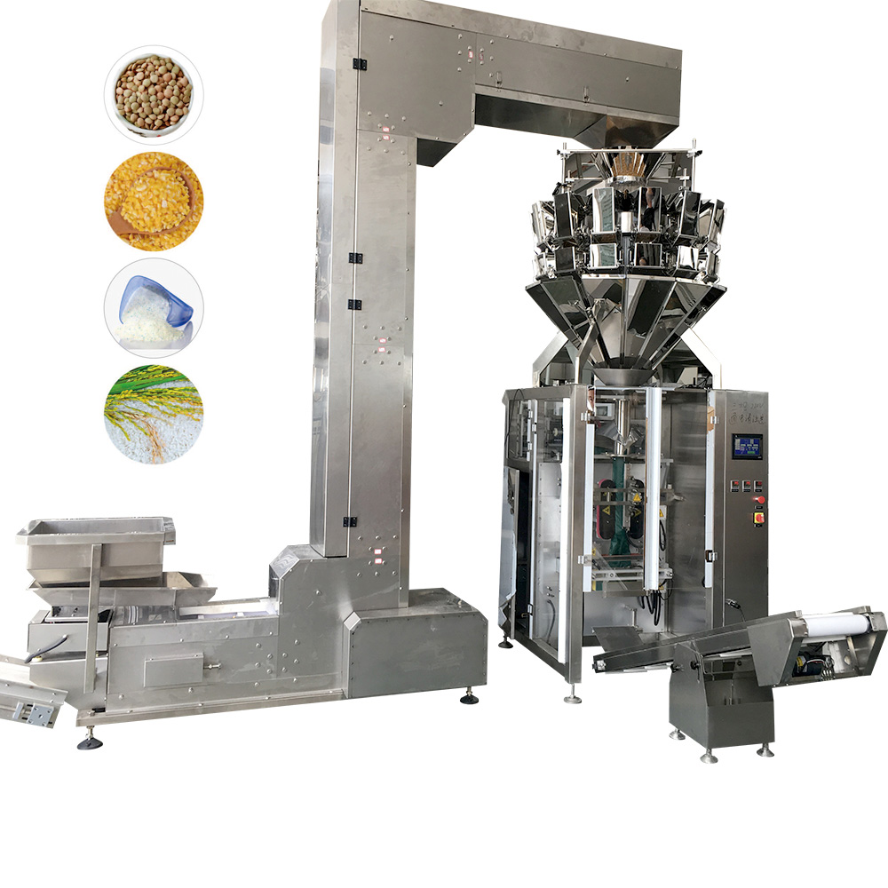 Multihead Granule Packing Machine Combination Weigher Vertical Form Fill Seal Machines (VFFS) Manufacturer