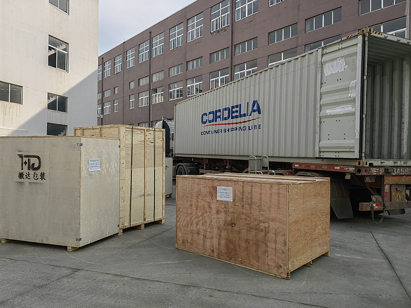 HUIDA PACKING Sets Sail with Glory Indian Client's 25kg & 50kg Sago Packaging and Palletizing Lines Successfully Commissioned, Ready for Shipment (2)