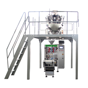 Snack Food Packaging Machine Automatic Granular Multihead Weigher Vertical Form Fill Seal Packing Machine