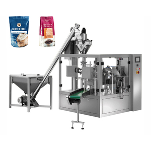 Premade Pouch Fill And Seal Automatic Powder Doypack Filling Machine Rotary Packaging Machine