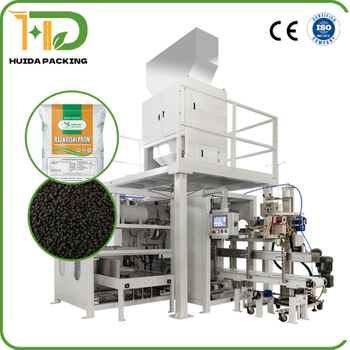 Automatic 50kg Granule Packaging and Robotic Palletizing for Corrosive Fertilizer (Organic Manure) | Chinese Industrial Packaging Equipment Supplier | Source Factory