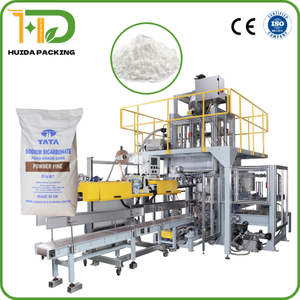 Baking Soda Packing Machine Sodium Bicarbonate Crystalline 25kg Packing Equipment Bulk Powder Filling & Packaging Machines Automatic Open-mouth Bagging Machines