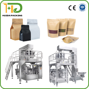 Automatic Pouch Packing Machine High-tech Pouch Packaging Machine for Packaging Fill the Bulk Solids, Pasty and Liquid Product into Flat Pouches or Stand-up Pouches, Doypack Pouchs