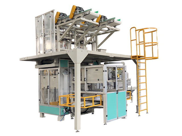 Double station secondary packing machine