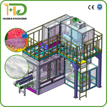 Powdered Dyes Bagging Machine Ceramic Pigment Automatic Packaging Machine OEM Manufacturer Glass Fiber Powder Ceramic Frit Open-mouth Bagger Packing Equipment