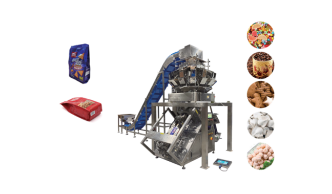 Vertical Packaging Machine with Multihead Weigher 
