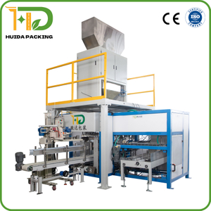 HUIDA PACKING Full-automatic Packing Machine for Packing Grains in 25 and 50 kg Raffia Bags