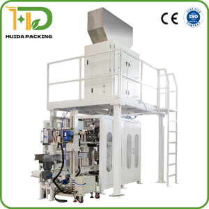 25kg Auto Bagging Machine for Grains, Spices, Pet Food & Fertilizer Bag Filler & Form-Fill-Seal System with Multi-Head Weigher