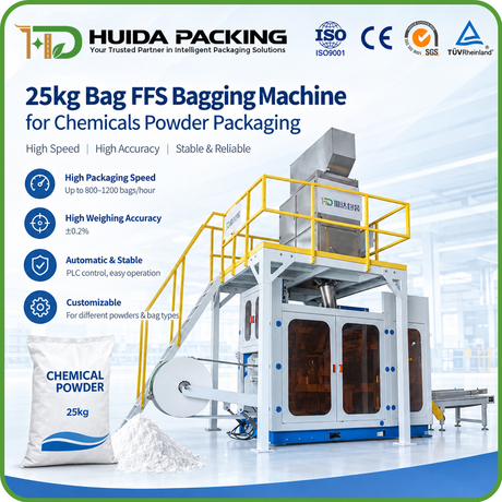 25kg FFS Bagging Machine for Chemical Powder Packaging